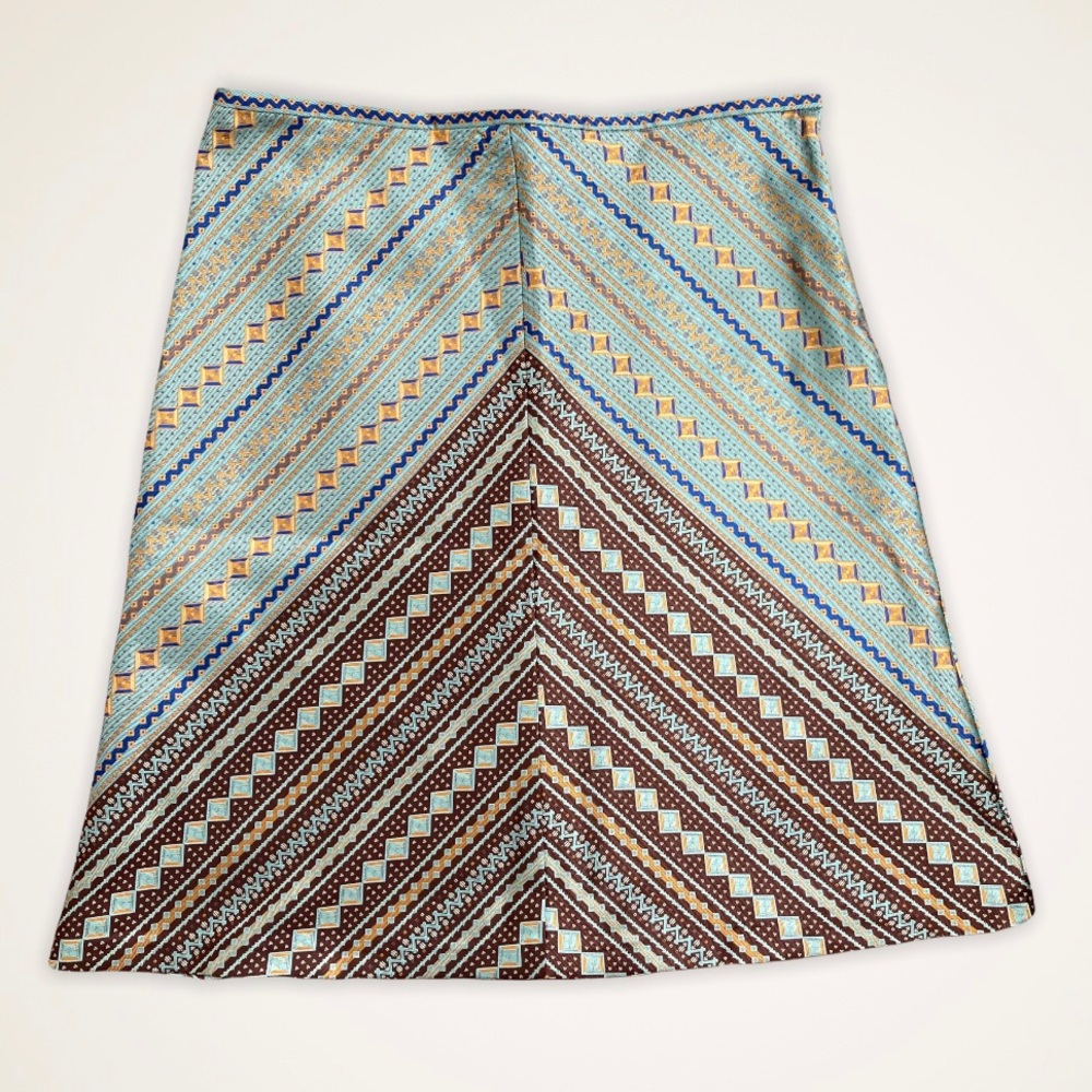 MSSP Max Studio Jacquard Print Skirt Women’s 8